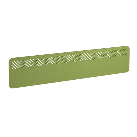 Chevron Acoustic Desktop Screen - 1800mm - Fruit Green